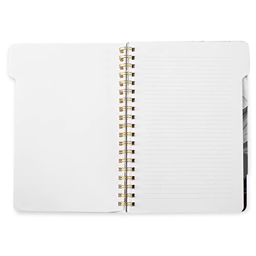 Fringe Studio Large Tab Notebook,"Marble Gray", Flexible Paperback Cover, College Ruled, 5 Subject/Die-Cut Dividers, Notebook, 7.25" X 10", 180 Lined Pages (343005), Multicolor