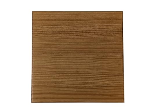 Socles en bois hauts, épaisseur 6,5 cm, bois massif, bords droits, finition chêne clair mat, plusieurs mesures… (20*20*6.5) – vue 3