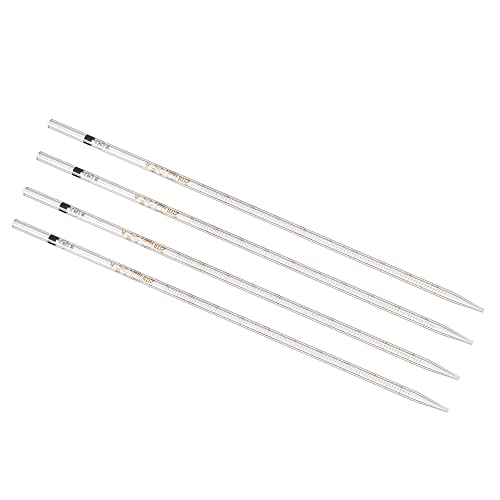Pipette compte-gouttes anti-gaspillage en verre borosilicate de 2 ml PATIKIL pour laboratoire