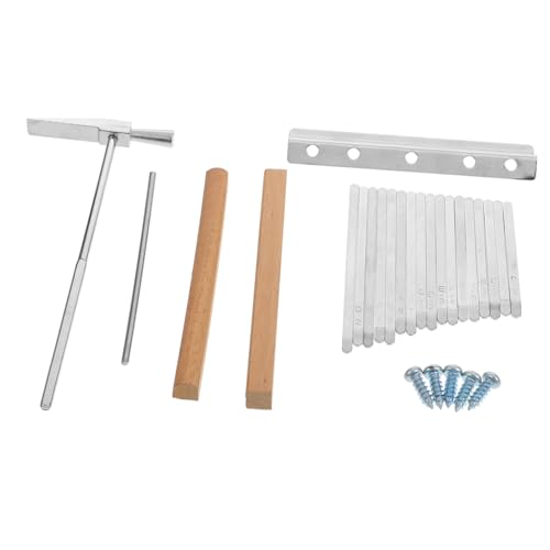 TEMPNAP カリンバキー用調律ハンマー付き修理 耐久性スチール鍵 音色ツール 楽器アクセサリー 持ち運び簡単