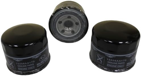 Set of 3 Genuine For Subaru Engine Oil Filter WRX 2015-19 - 15208AA170