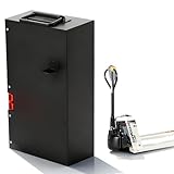 HJGHY Batteria LiFePO4 48V 15Ah per transpallet, batterie per carrelli elevatori elettrici 48V con Maniglia, batterie per trasportatori da 48 Volt per Motore TC15-Y4-B