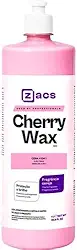 Produto para dar brilho e proteção em Pintura Automotiva Tirar Leves Riscos Cera Limpadora Cherry Wax 1L Zacs