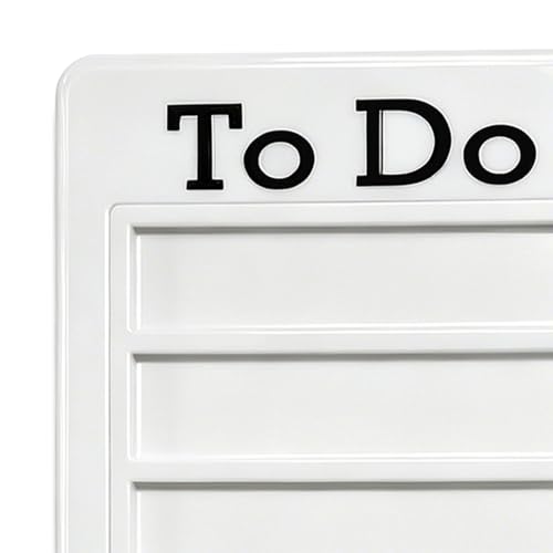 Tabla de tareas para adultos reutilizable y desmontable con sistema deslizante para organizarse 6