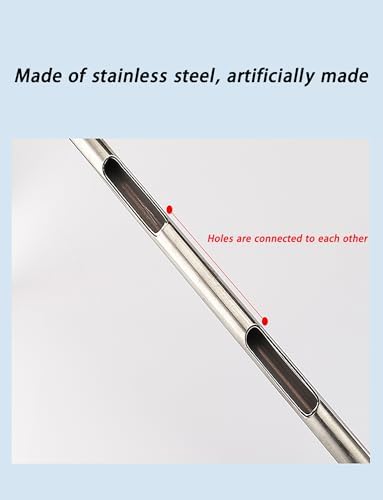 Stainless Steel Soil Sampler Probe T-Handle for Lawn & Garden - 38mm, 200CM (78.7IN) - Perfect for Powder & Grain Soil Sampling in Farms & Gardens