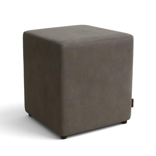 Melhor Puff/Puffes Gigantes: Os Top 10 Melhores em 2025 6 Puff Banqueta Quadrado Cubo Assento Decoração Conforto Eventos Comodidade Sala Quarto (Cinza Suede)