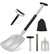 Amazon.co.jp: Mixiu 雪かきスコップ スノーショベル 3段構造 アルミ