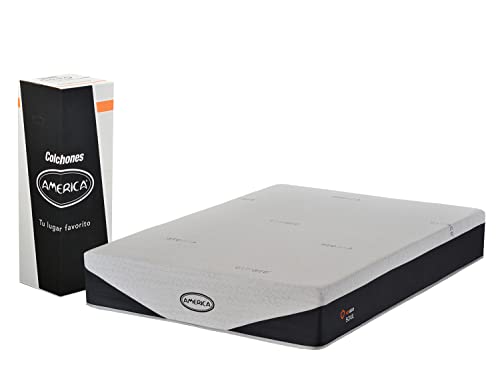 Opiniones de Colchon individual america , listamos los 10 mejores. 50 Colchones América | Colchón Individual Soul Memory Foam | Colchón en Caja, Tratamiento Antibacterial Virase, Confort Medio, Hipoalergénico