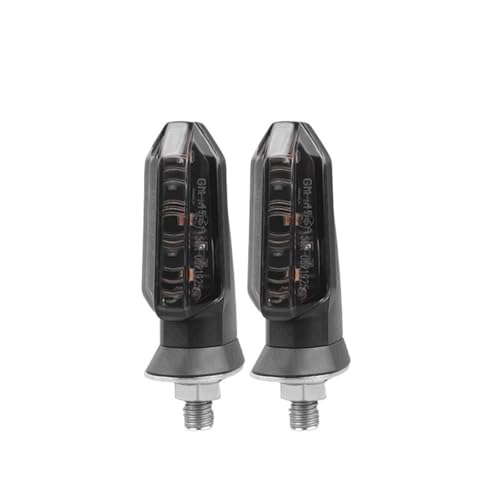Intermitentes de moto para luces señal luz intermitente ámbar de 12V y 8mm de rosca