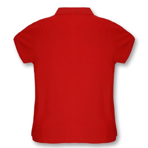 Image of Girls Cotton Polo Tshirts Short Sleeve