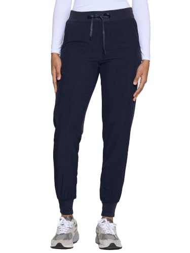 Image of COZYFIT Womens Scrub Pants - Soft Stretch Yoga Style with 5 Pockets, Slim Fit Jogger Scrubs Pants for Women