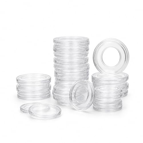 Air-Tite Holder A24 25ct Coin Holder/Coin Capsules - Protect & Display 24mm Collectible Coins Direct Fit for Quarters Clear and Durable Protection for Collectible Coins Preserve Your Quarter
