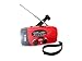 Radio Solar portátil con Am/FM Alarma SOS y Dinamo de manivela, Cargador de móvil USB, Linterna LED, Alarma acustica de emergencias (Powerbank Recargable de 6000 mAh)