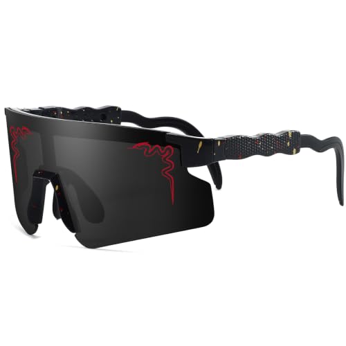Image of Cycling Sunglasses UV400 Outdoor Men Women Adults Youth Boys Girls Kids Baseball Sport Softball Goggles