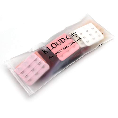 Kloud City 22 Pcs Assorted Colors Women 3-Hook 3 Rows Spacing Bra Extender Strap #TOP6