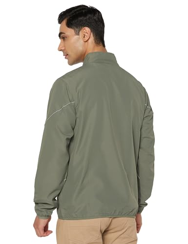 Image of Qube by Fort Collins Men's Windcheater, Lightweight, Windproof Polyester Standard Length Jacket for Year-Round Casual & Daily Use
