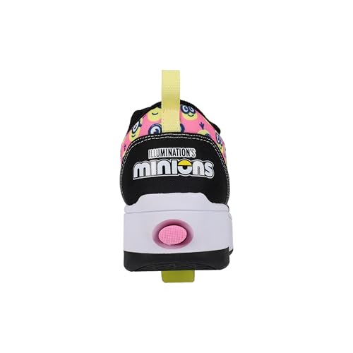 HEELYS Unisex-Child Pop Pro Blk/Pink/Yllw Wheeled Heel Shoe3