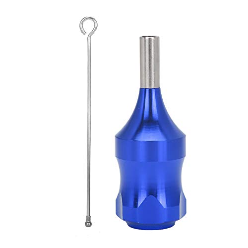 28Mm Tattoo Machine Handle, Professional Aluminium Alloy Light Tattoo Grip, With Non-Slip Design, For Cartridge Pin Tattoo Tips Tattoo Accessories Body Art Tools (Blue) #TOP7