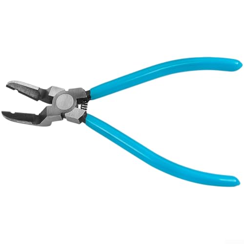 Alicates de extracción de sujetadores, acero de alta resistencia con mandíbulas endurecidas para sistema de audio del panel de la puerta del maletero del interior del coche (A)