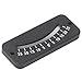 Oumefar Tube Inclinometer, Clear Scale Portable Fixing Hole Design Accurate Measuring ABS Inclinometer Wear for Motorcycle