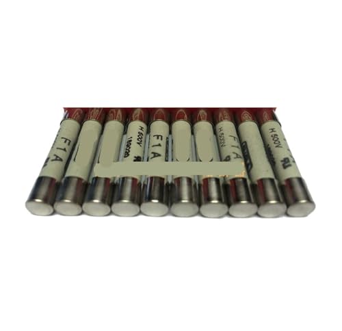 Fusible rapide F1A 500V 6.3x32mm en céramique pour protection électrique cylindrique