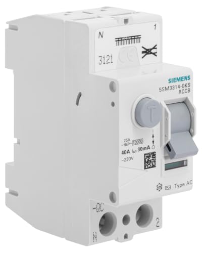 SIEMENS - Interruptor diferencial automático 30 mA 40 A tipo AC