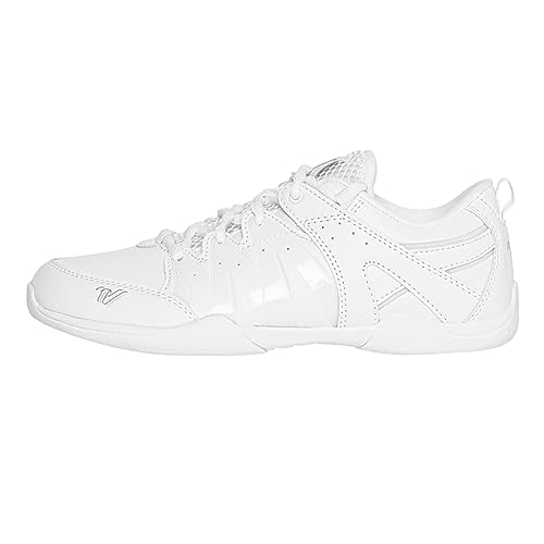 Varsity Spirit Charge Cheer Shoes for Women - Lightweight and Durable White Cheer Shoes for Cheerleaders and Athletes
