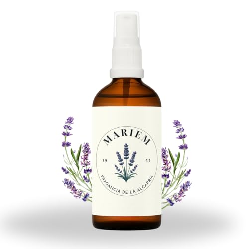 Spray Lavanda Naturale Mariem 200 ml - Bruma Rilassante per Cuscino, Profumatore per Tessuti e Ambienti – Con Idrolato e Olio Essenziale Puro