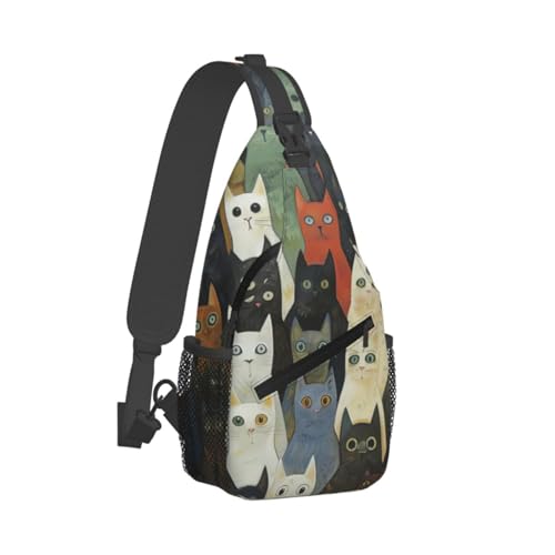 Bolso cruzado Cat para hombre y mujer miniatura 2