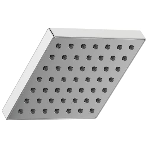 Image of Delta RP101846 Modern 1.75 GPM Square Single Function Shower Head with Touch-Clean Technology - Chrome