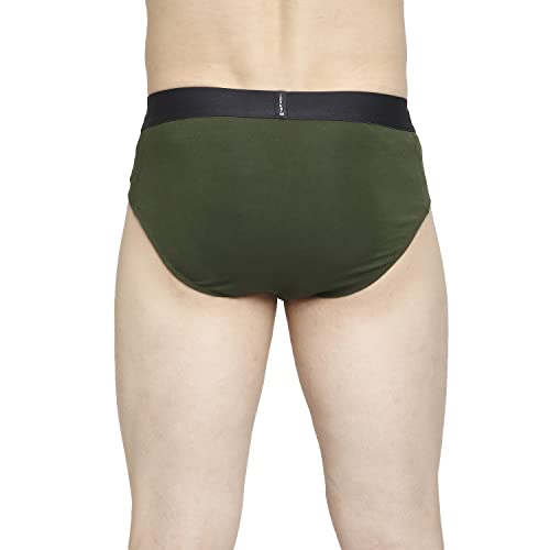 Image of Underjeans Men's Cotton Blend Regular Fit Solid Brief