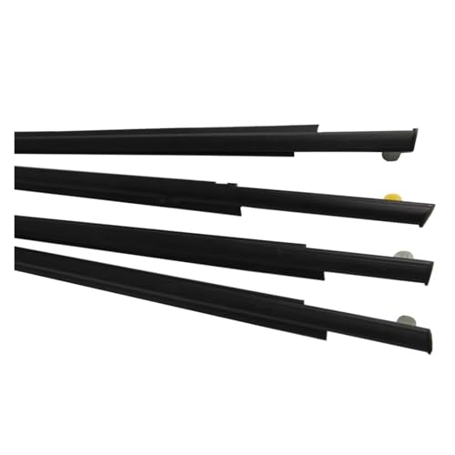 Joint d'étanchéité vitre extérieure voiture pour Prius 2004-2009 75720-47010 4 pièces noir