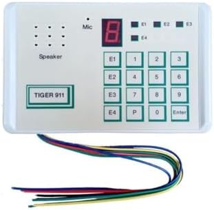 HanOaki Telephone PSTN Auto Dialer for Alarm Systems with Voice Message Playback, 4 Number Storage, 20-Second Recording, Password Stop Function, Power Outage Memory Retention, White Plastic Housing - 4