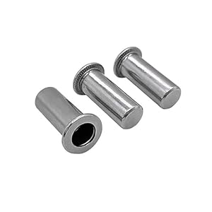 Wwbpoiuy 20 Stück Senkkopf-Nietmuttern SUS304