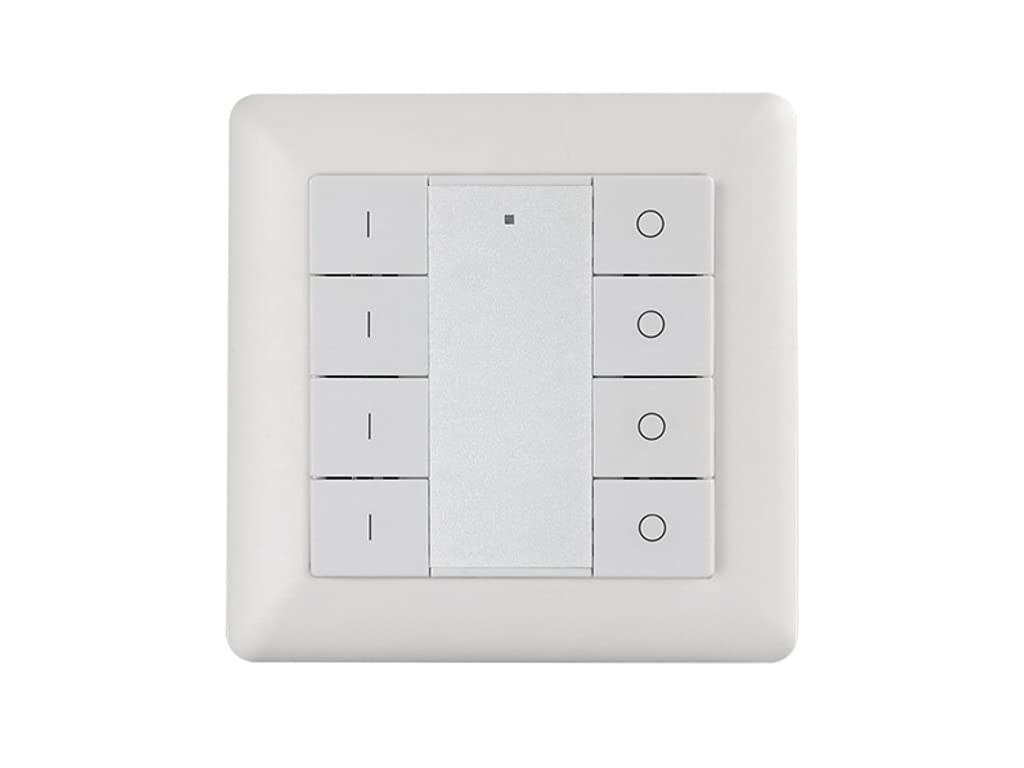 SR-2402-G4 DALI Wandschalter Dimmer, 4 Gruppen, 55mm