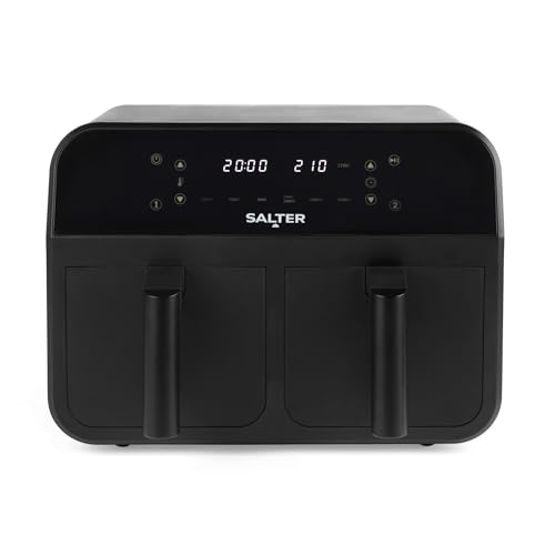Salter Dual Air Fryer 7.4 L 2 Drawer