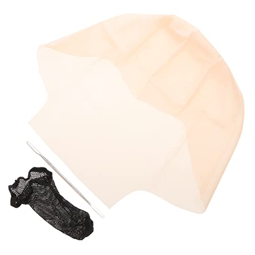 Baluue 3pcs Bald Cap for Adults Bald Cap Wig Set Stretchy Latex Bald Caps for Cosplay Makeup