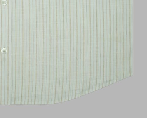 Image of GHPC 100% Cotton Striped Half Sleeves Regular Fit Formal Shirt for Men