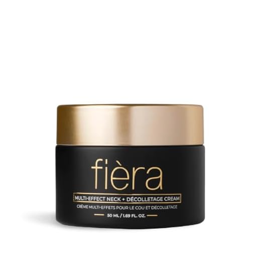 FIÈRA Neck Firming & Tightening Cream - Anti Aging Moisturizer for Neck - With Glycolic & Hyaluronic Acid, Squalane, Willow Bark Extract - 1.69 FL. OZ. / 50 ML