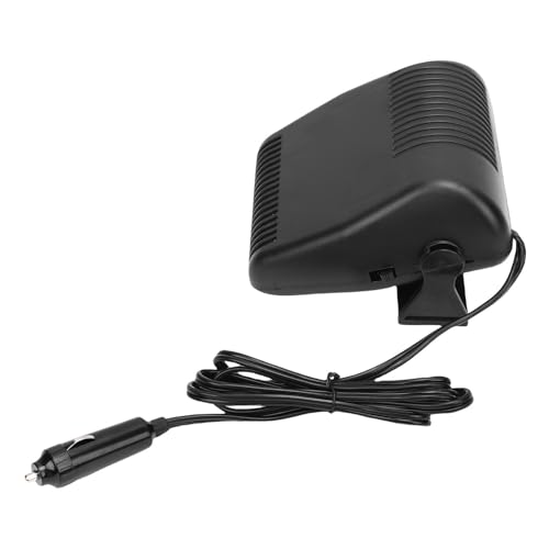 SASKATE Car Heater Defroster Defogger Demister 150W Rapid Heating Auto Windshield Fan with 130cm Cable for Defrosting Ice Removal