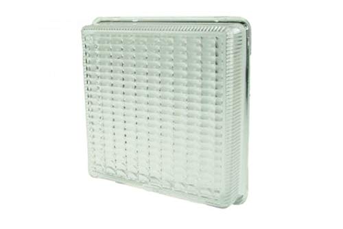 Reverse Light Lens Only, Suitable for Ifor Williams, Genuine,Square Trailer, Rubbolite, Maypole