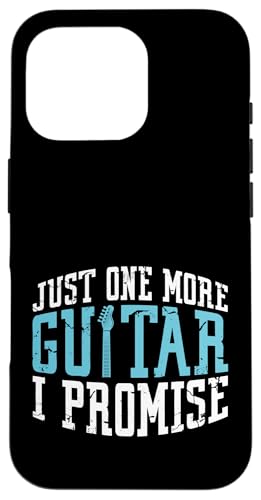 �~���[�W�V���� ���[���A Just One More Guitar I Promise Guitars �X�}�z�P�[�X iPhone 16 Pro �p