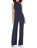 Black Halo Women's Gardenia 2PC Jumpsuit, Pacific Blue, 0