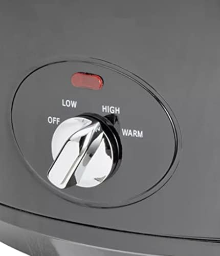 Cookworks 6.5L 320W Slow Cooker - Black - Image 3