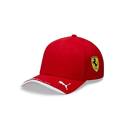 PUMA Ferrari Team Cap Casquette de Baseball, Rosso Corsa, Taille Unique Mixte
