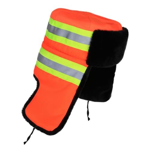 JEWEDECO Wintermütze Mit Ohrenklappen Und Reflektierenden Streifen...
