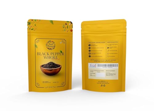 Image of Forest Flavours Black Pepper (Kali Mirch) Whole | Bold Kerala Origin | Farm Fresh Spices (200 g)
