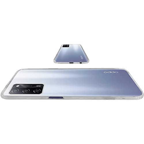 Image of COVERBLACK Silicone Back Cover for Oppo A53s 5G - Transparent