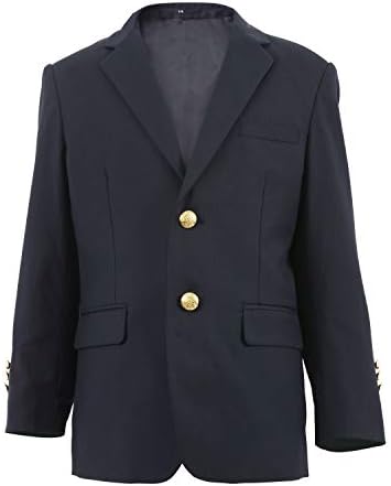Alona Boys Formal Blazer Suits Jacket Outfit Dress Solid Color Navy 10