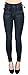 Produktbild dy_mode Damen Leggings High Waist Jeggings Jeansoptik Leggins -JL089 (JL410-Black218-OneSize Gr. 36-42)